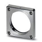 Phoenix Contact 1607772 Square mounting flange with O-ring, Axial O-ring, 4xM3