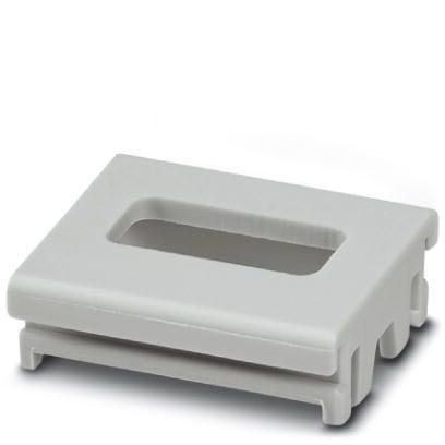 Phoenix Contact 1053051 DIN rail housing, ICS filler, with USB function cutout, width: 20 mm, height: 7.25 mm, depth: 22.4 mm, color: light grey (7035)