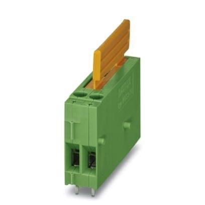 Phoenix Contact 1780112 PCB terminal block, nominal current: 6.3 A, rated voltage (III/2): 320 V, nominal cross section: 2.5 mmÂ², number of potentials: 1, number of rows: 1, number of positions per row: 1, product range: KDS 3-SI, pitch: 5.08 mm, connection method: Screw connec
