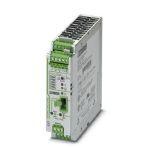 Phoenix Contact 2320225 Uninterruptible power supply with IQ technology for DIN rail mounting, input: 24 V DC, output: 24 V DC/10 A, including mounted universal DIN rail adapter UTA 107/30
