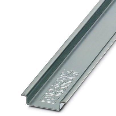 Phoenix Contact 1204122 DIN rail, unperforated, acc. to EN 60715, material:Â Steel, Galvanized, white passivated, Standard profile, color:Â silver, Pack of 10 (20 m)
